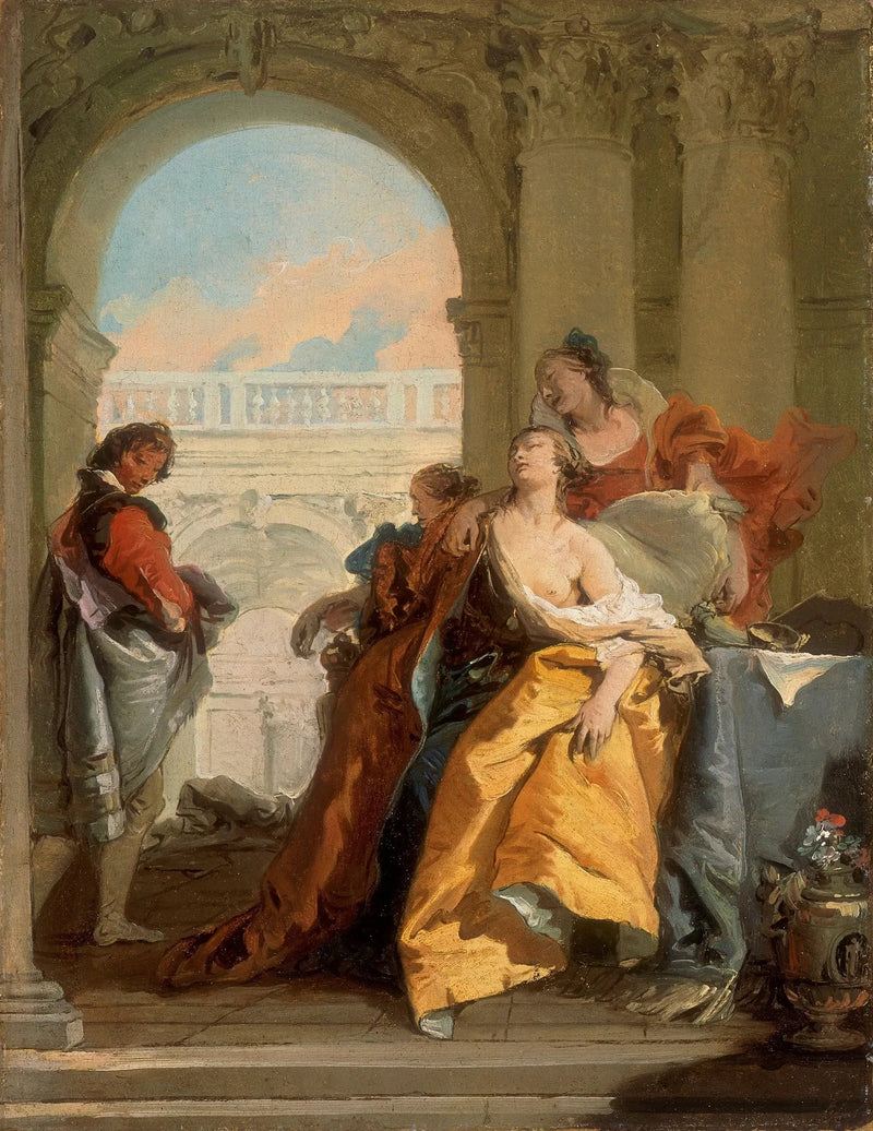 Der Tod der Sophonisbe - Giovanni Battista Tiepolo