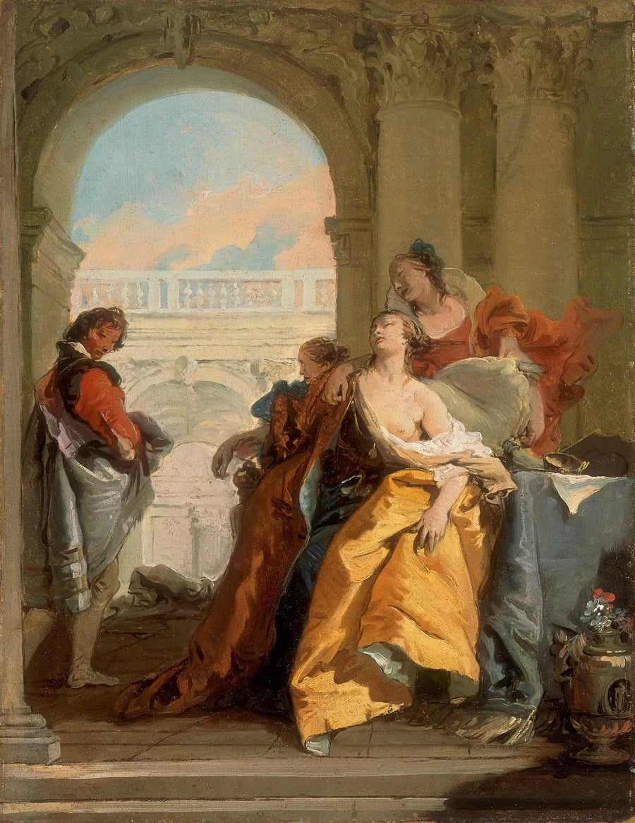 Der Tod der Sophonisbe - Giovanni Battista Tiepolo