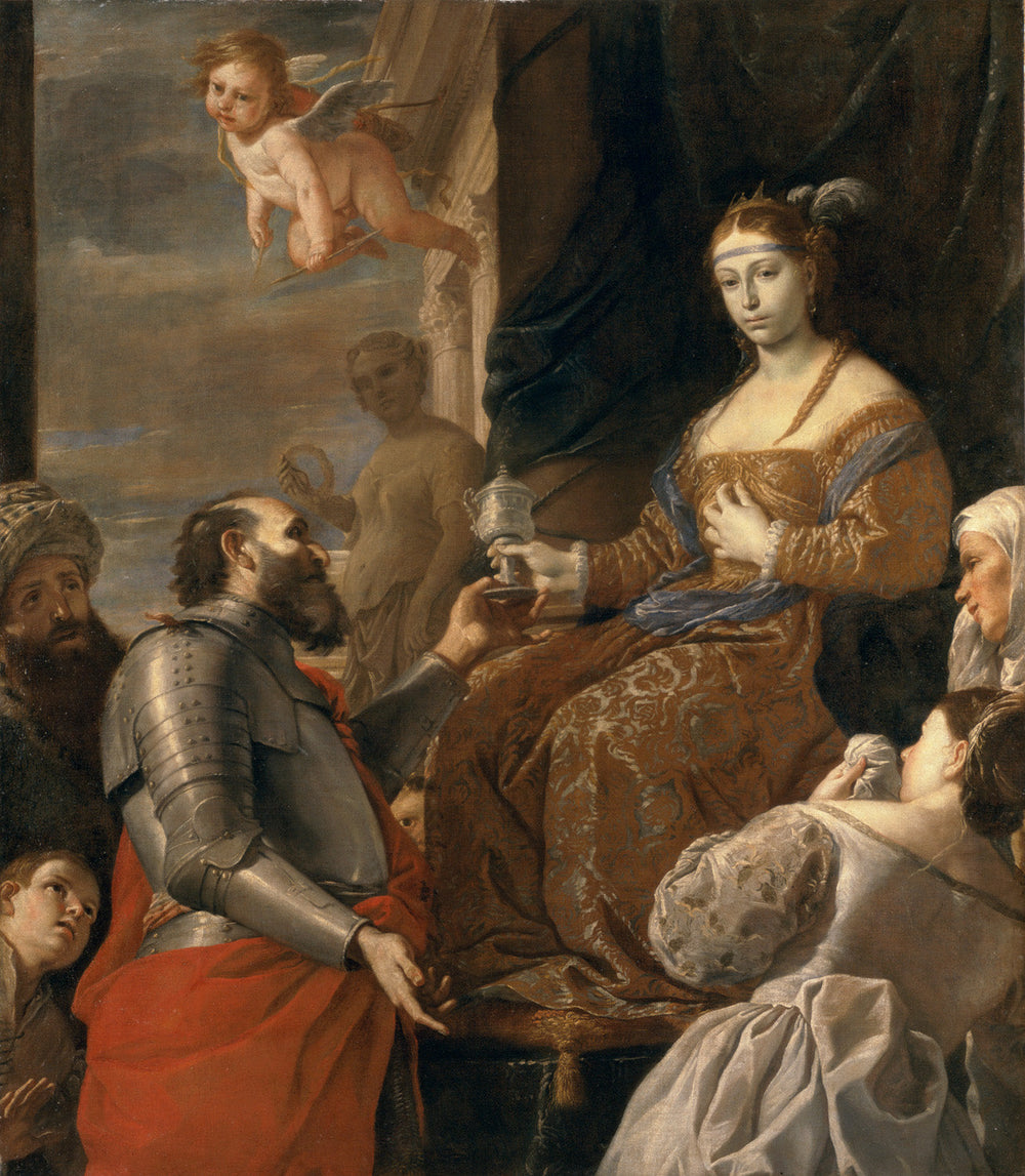 La Mort de Sophonisbe - Mattia Preti image 1 reproduction de peinture à l’huile