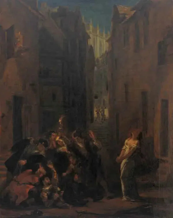 Der Tod des Valentin - Eugène Delacroix