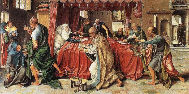 Der Tod der Jungfrau - Joos van Cleve
