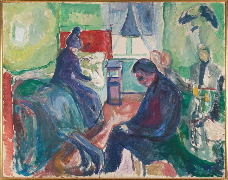 Der Tod des Bohémiens - Edvard Munch