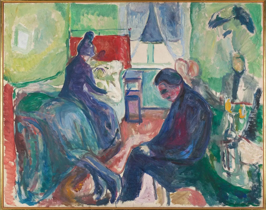 Der Tod des Bohémiens - Edvard Munch