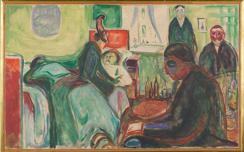 Der Tod des Bohémiens - Edvard Munch
