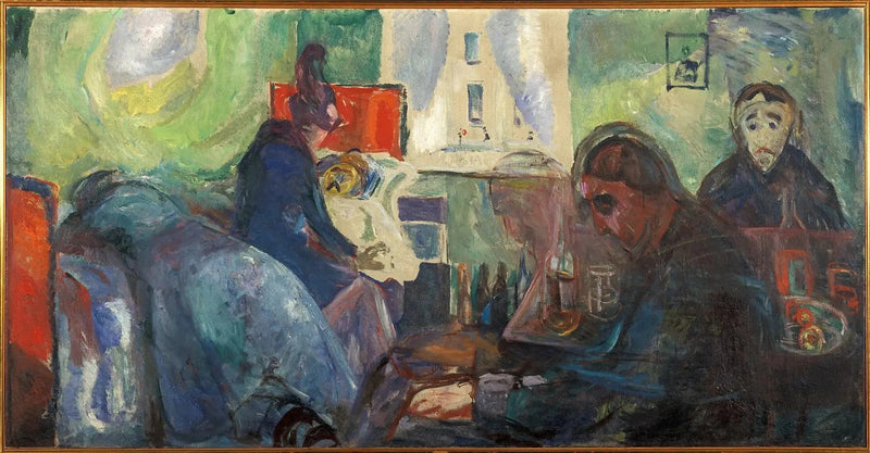 Der Tod des Bohémiens - Edvard Munch