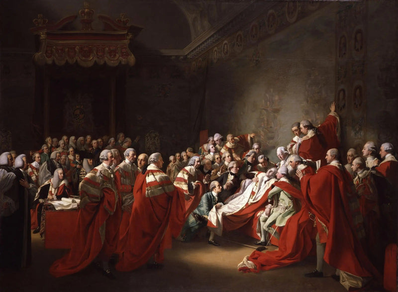Der Tod des Grafen von Chatham - John Singleton Copley