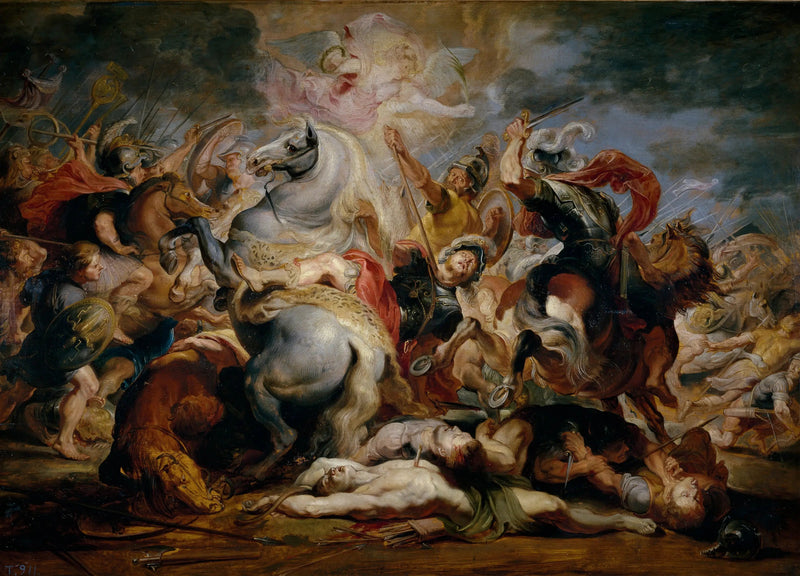 Der Tod des Konsuls Decius - Peter Paul Rubens