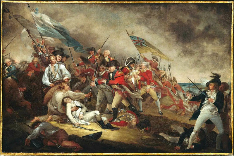 Der Tod des Generals Warren in der Schlacht am Bunker's Hill, am 17. Juni 1775 - John Trumbull