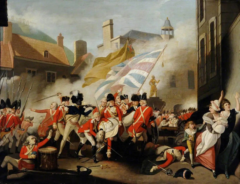 Der Tod des Major Peirson, am 6. Januar 1781 - John Singleton Copley