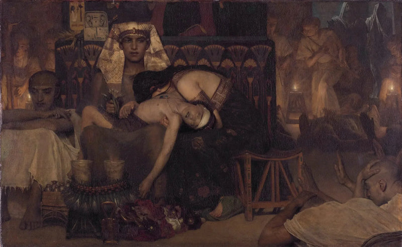 Der Tod des Erstgeborenen des Pharao - Lawrence Alma-Tadema