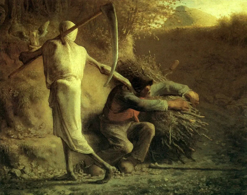 Der Tod und der Holzfäller - Jean-François Millet