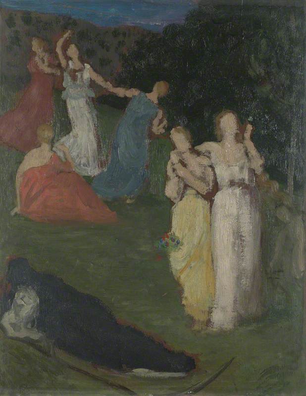 La Mort et les Jeunes Filles - Pierre Puvis de Chavannes image 1 copie de tableau peinte à la main