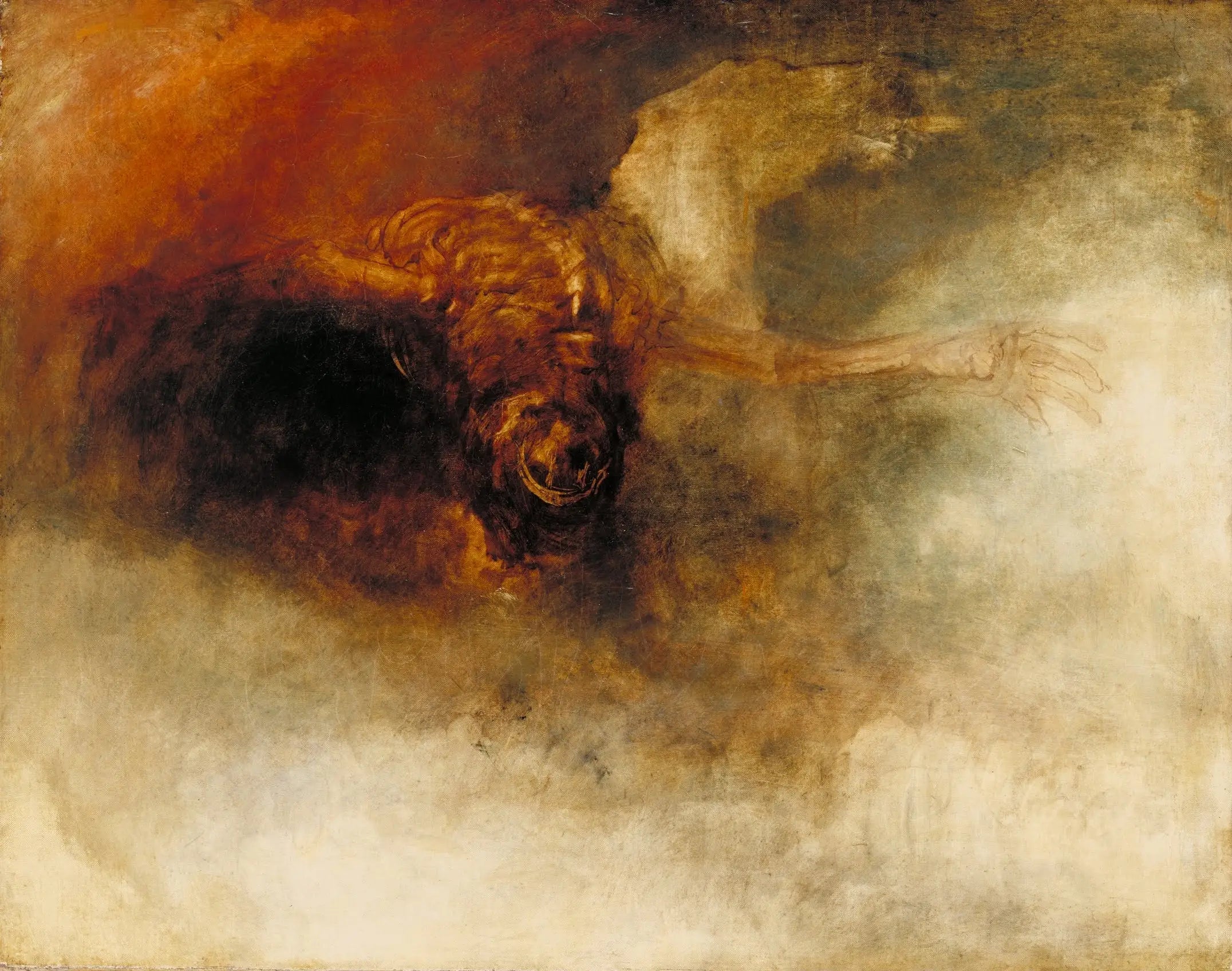 La Mort sur une pâle monture - J. M. W. Turner image 1 copie peinte à la main à l’huile
