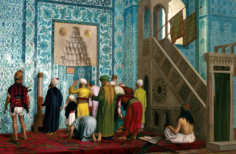 Die Blaue Moschee - Jean-Léon Gérôme