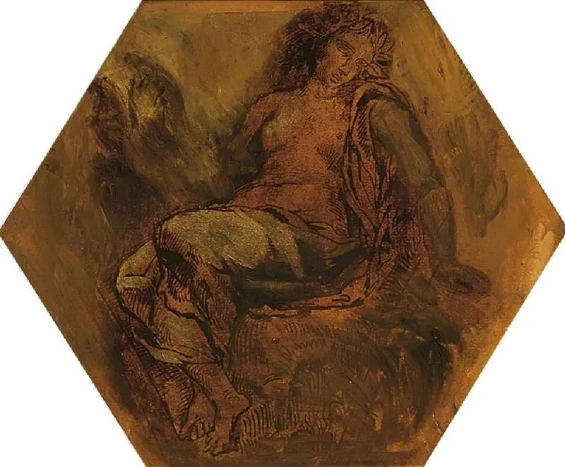 Die Muse von Orpheus - Eugène Delacroix