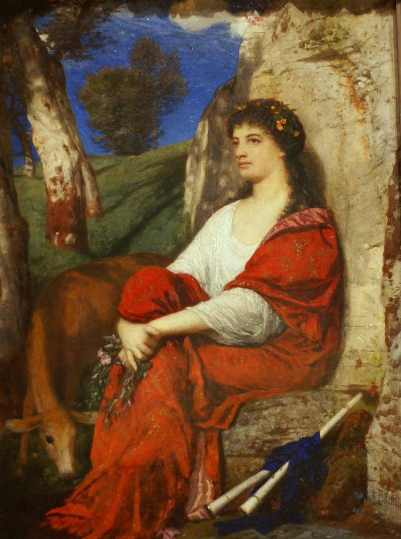 Die Muse Euterpe - Arnold Böcklin