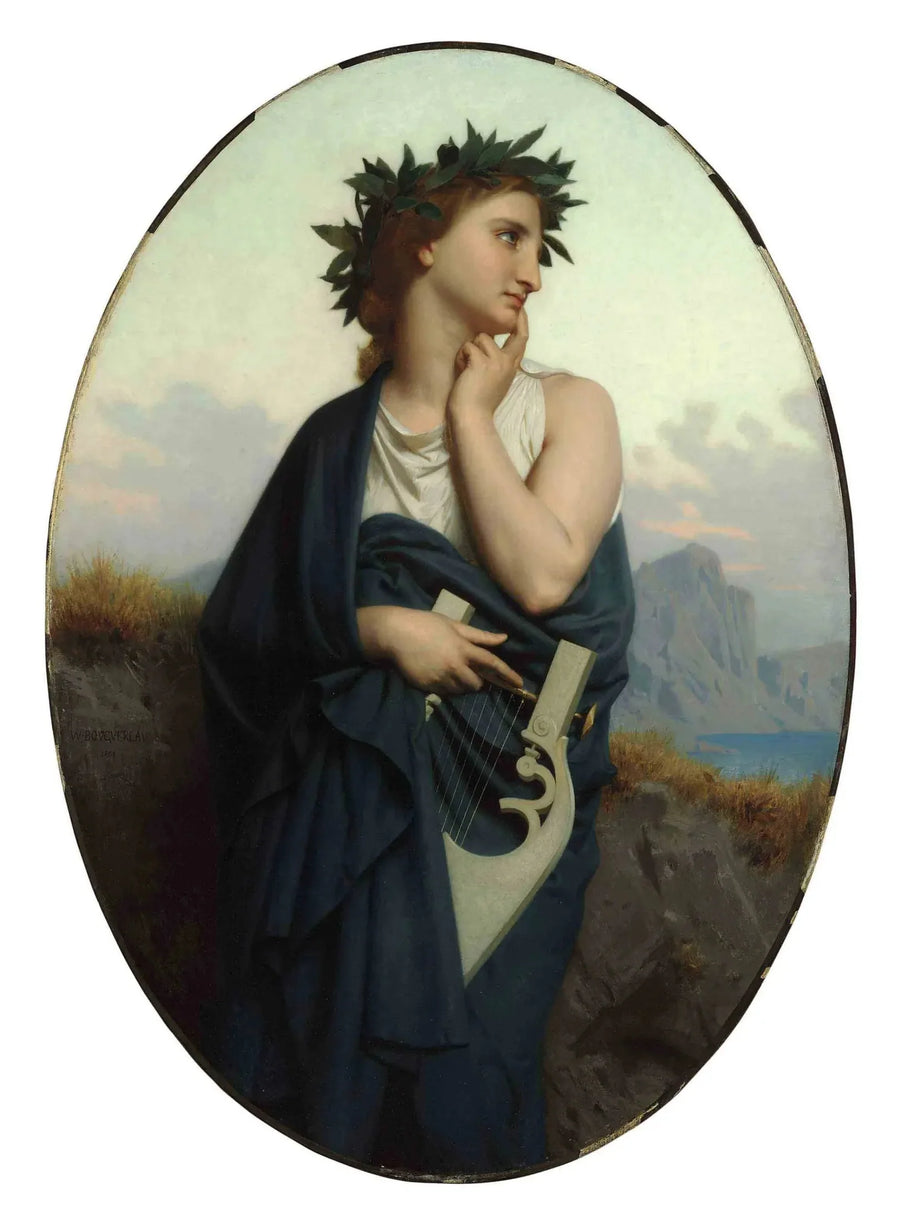 Die Muse (Philomèle) - Bouguereau