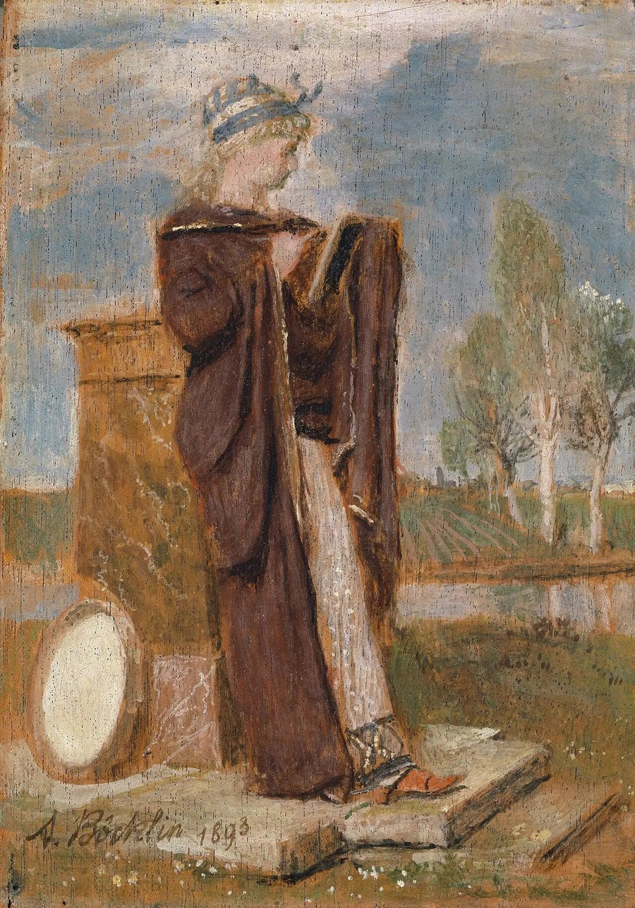 Die Muse Thalie - Arnold Böcklin