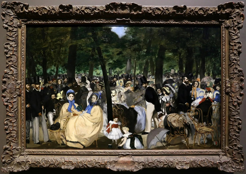 Die Musik in den Tuilerien - Édouard Manet