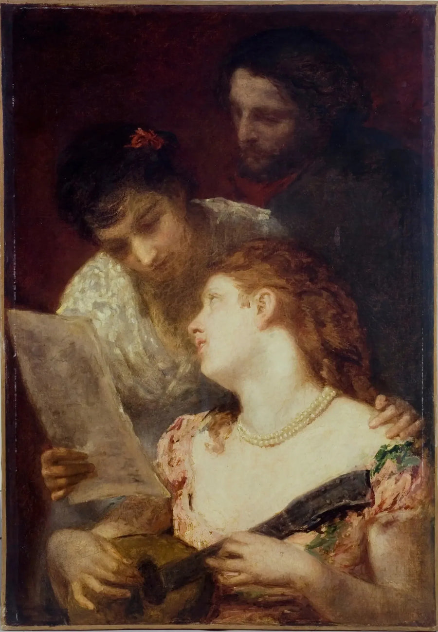 Die Musik (Musikfest) - Mary Cassatt