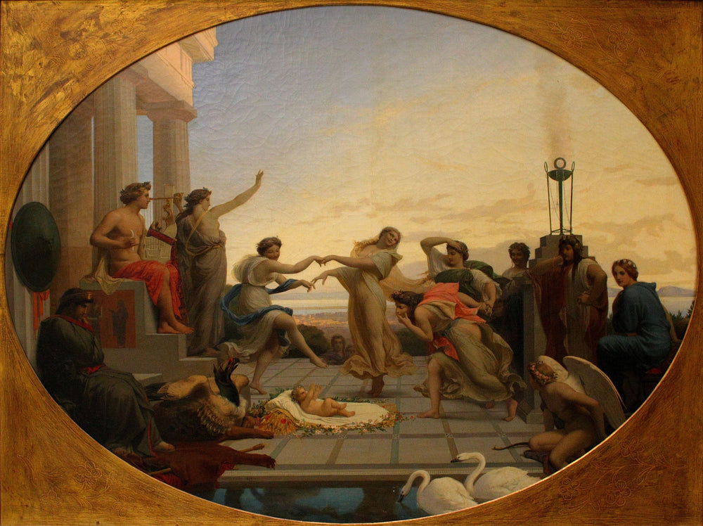 La Naissance de Pindare - Henri-Pierre Picou image 1 reproduction artisanale de tableau