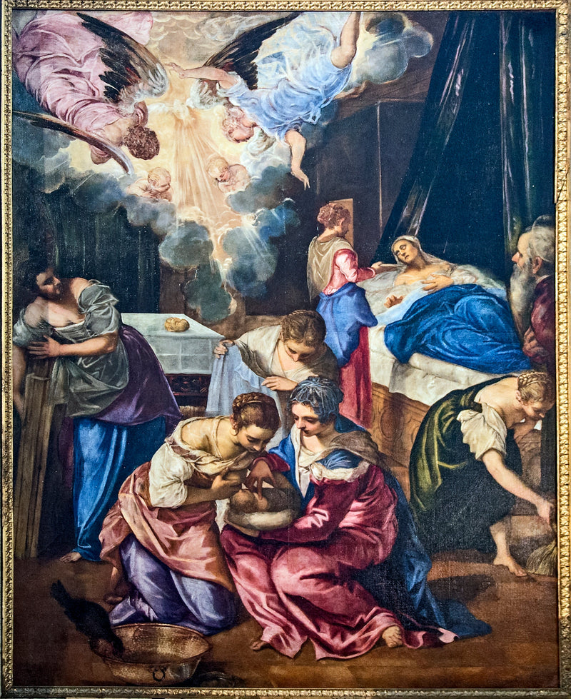 Die Geburt des heiligen Johannes der Täufer - Jacopo Tintoretto