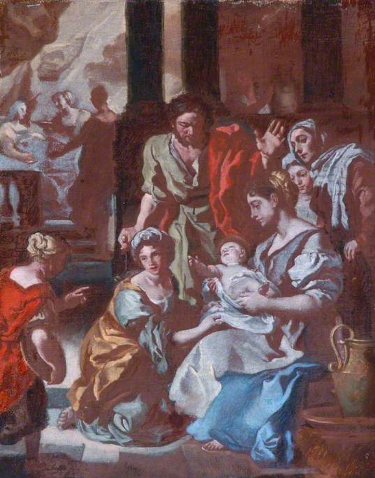 Die Geburt der Jungfrau - Francesco Solimena
