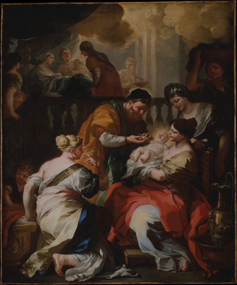 Die Geburt der Jungfrau - Francesco Solimena