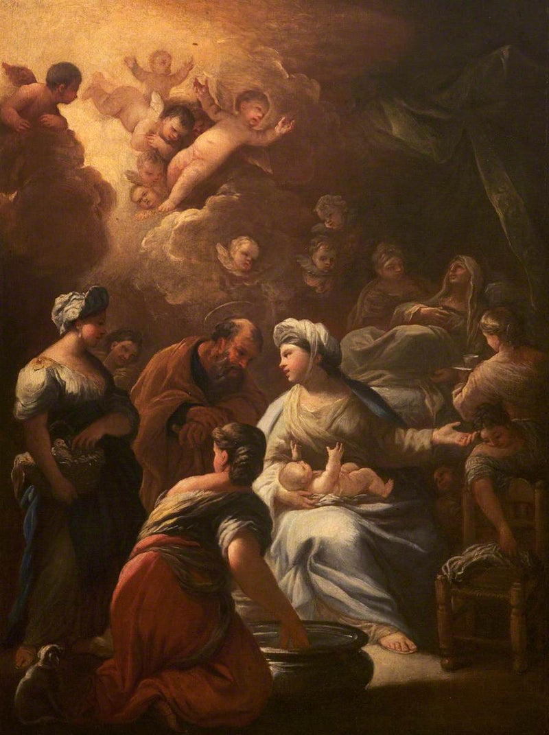 Die Geburt der Jungfrau Maria - Luca Giordano