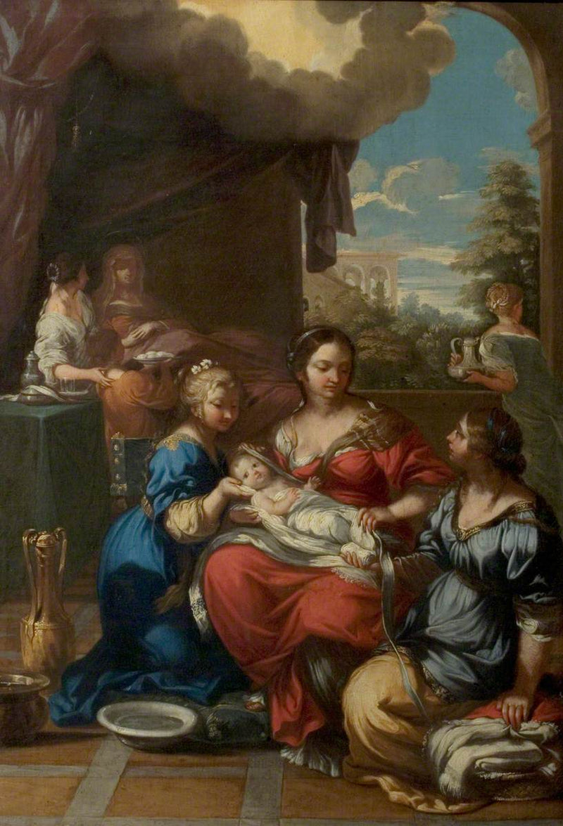 Die Geburt der Jungfrau - Pietro da Cortona