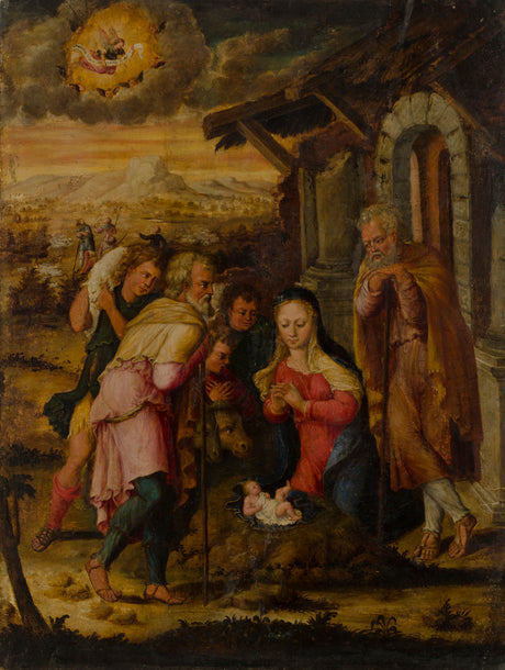 Die Geburt Christi - Joos van Cleve