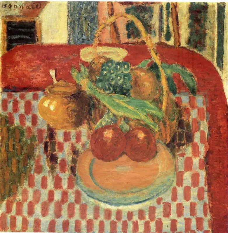 Das karierte Tischtuch - Pierre Bonnard