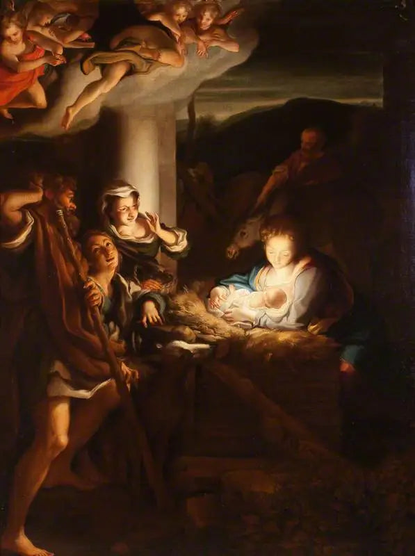 Die Geburt - Antonio da Correggio