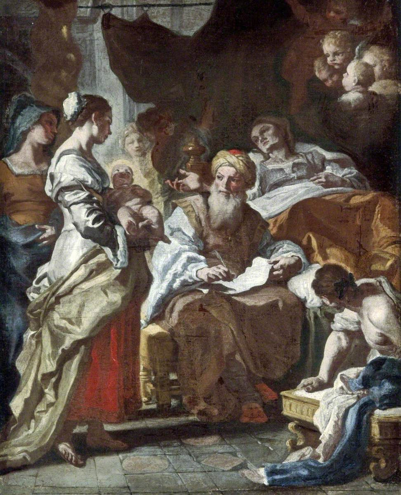 Die Geburt Jesu Christi - Francesco Solimena