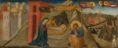La Nativité et l’Annonciation aux bergers - Bicci di Lorenzo - Alpha Reproduction