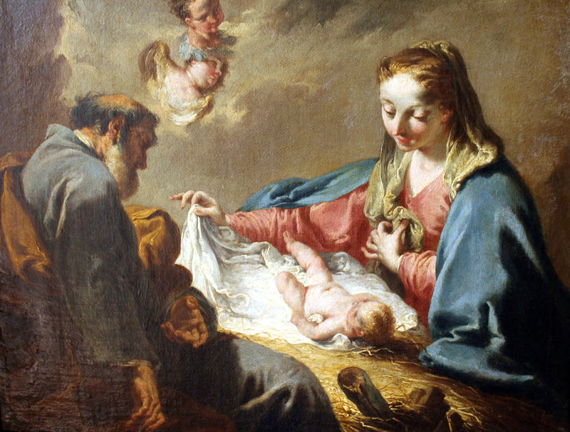 Die Geburt - Giovanni Battista Pittoni