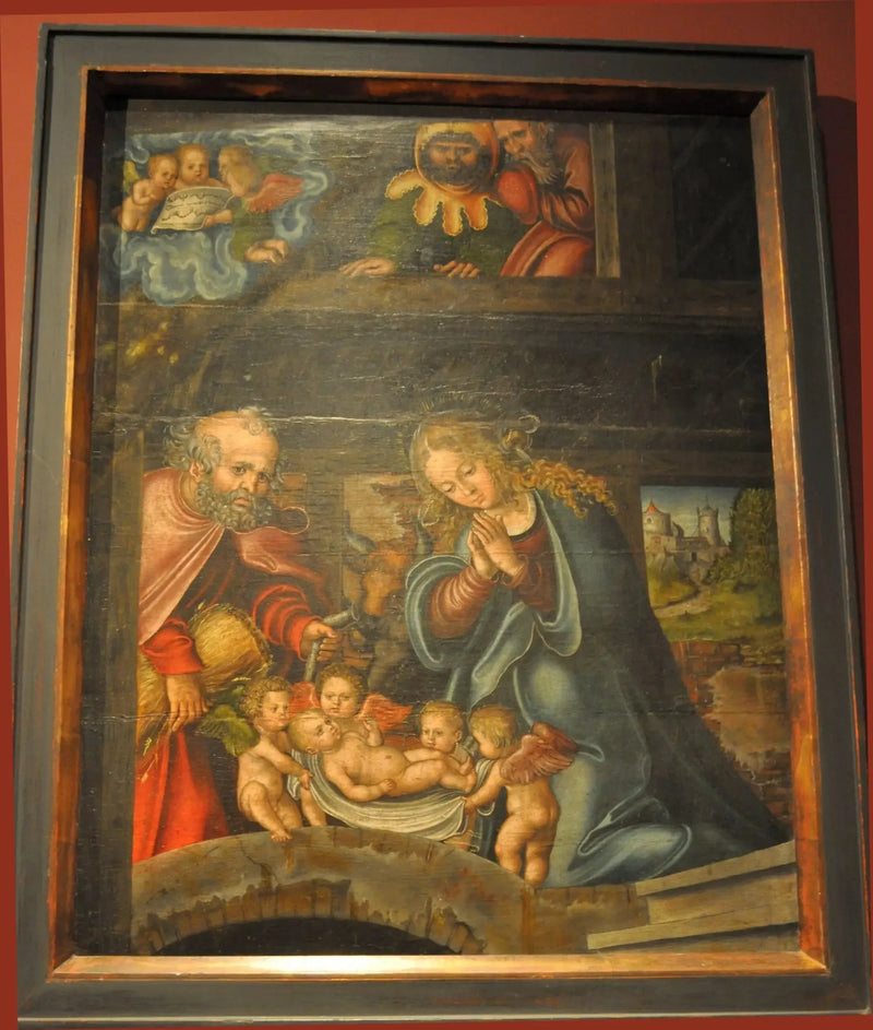 Die Geburt - Lucas Cranach der Ältere