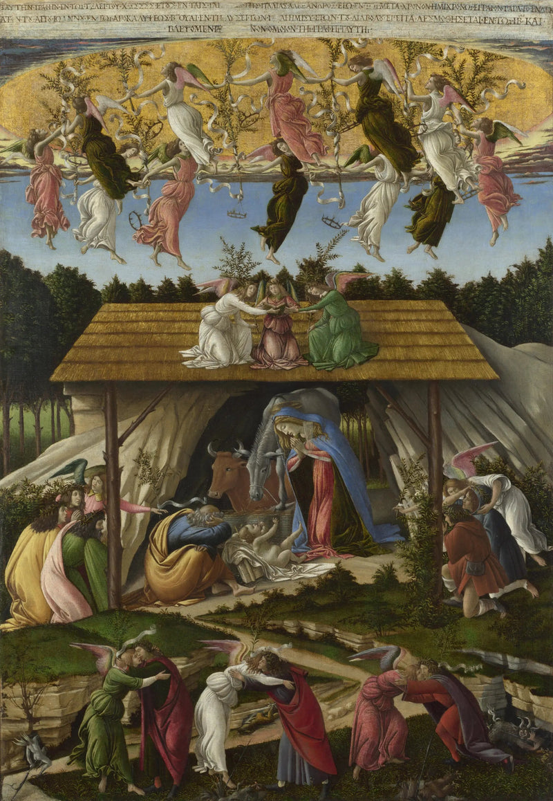 Die mystische Geburt - Sandro Botticelli