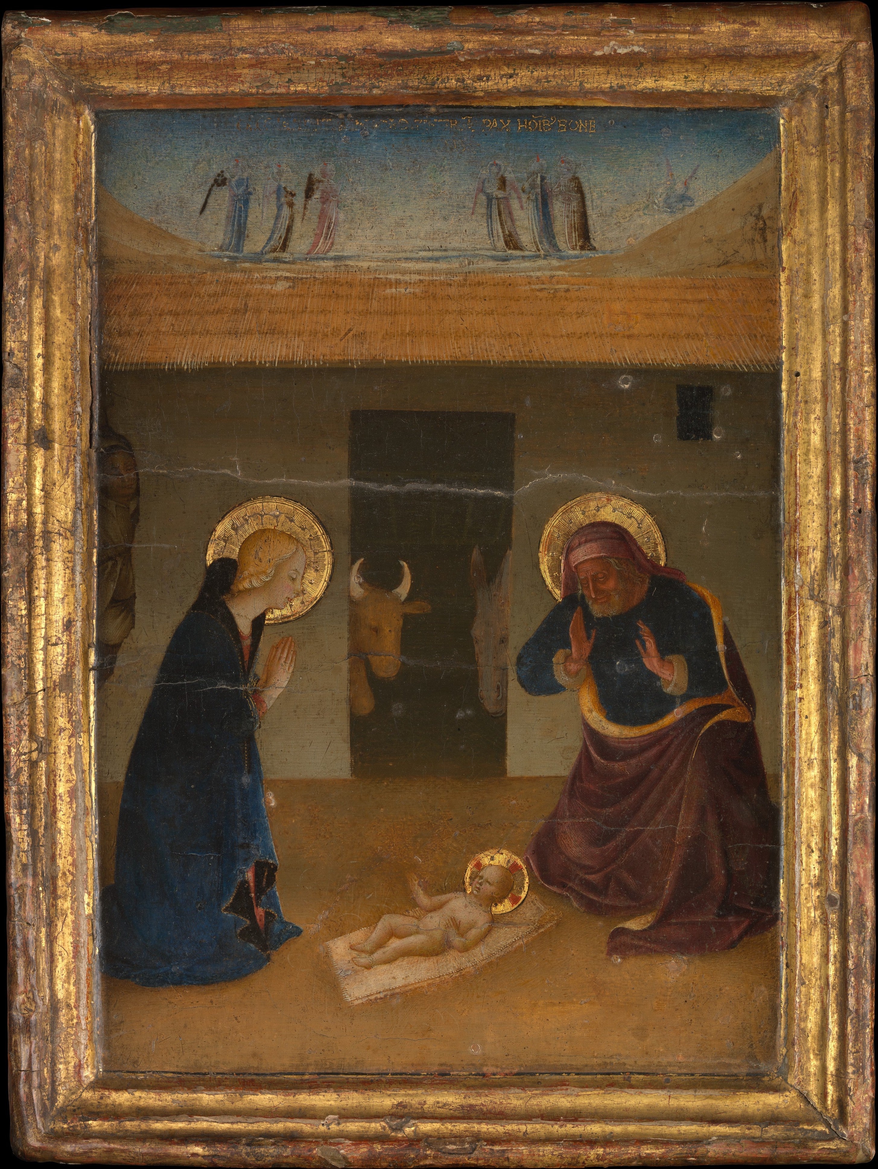 La Nativité - Zanobi Strozzi image 1 reproduction artisanale de tableau