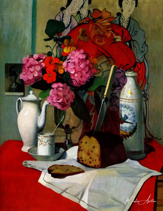 La nature morte dans la peinture chinoise - Félix Edouard Vallotton - Reproductions de tableaux et peintures haut de gamme