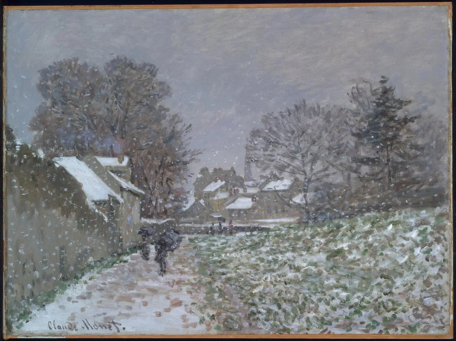 Der Schnee in Argenteuil - Claude Monet