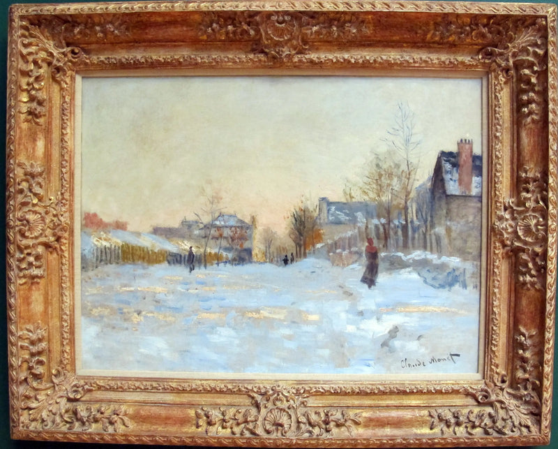 Der Schnee in Argenteuil - Claude Monet