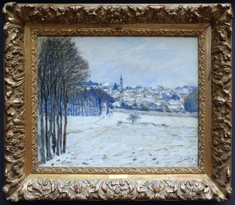 Der Schnee in Marly-le-Roi - Alfred Sisley