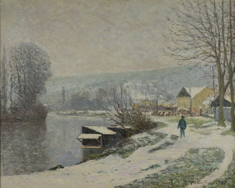 Der Schnee in Port-Marly - Maxime Maufra