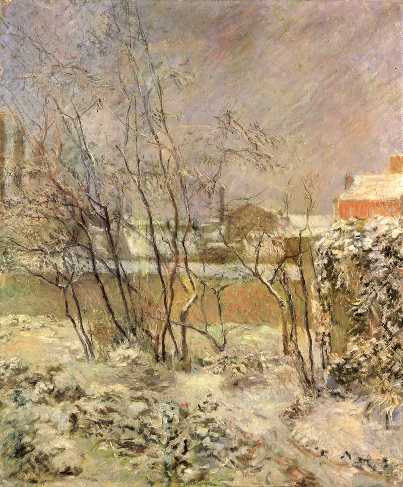 Der Schnee in der Carcelstraße - Paul Gauguin