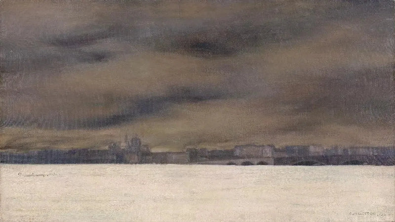 Die gefrorene Neva - Félix Vallotton