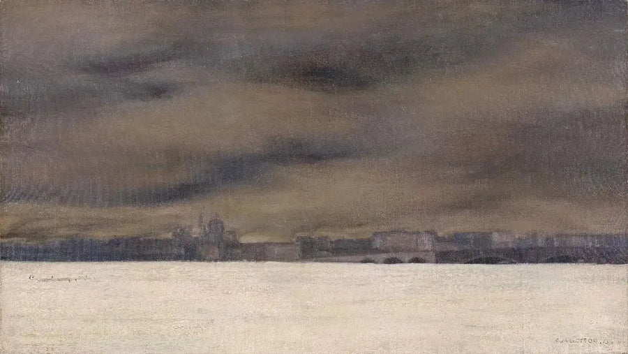 Die gefrorene Neva - Félix Vallotton