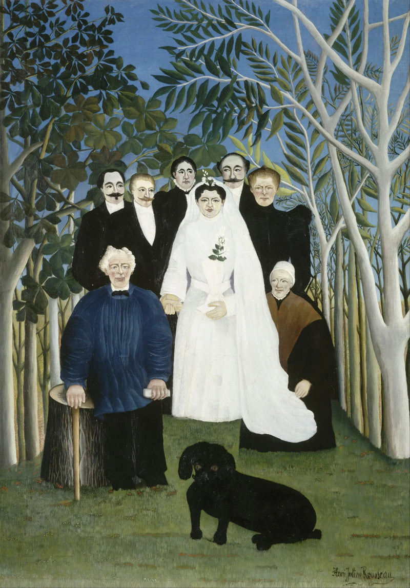 Die Hochzeit - Henri Rousseau
