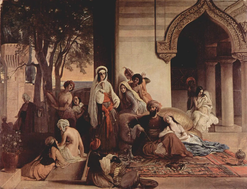 Die Neue Favoritin (Harem-Szene) - Francesco Hayez