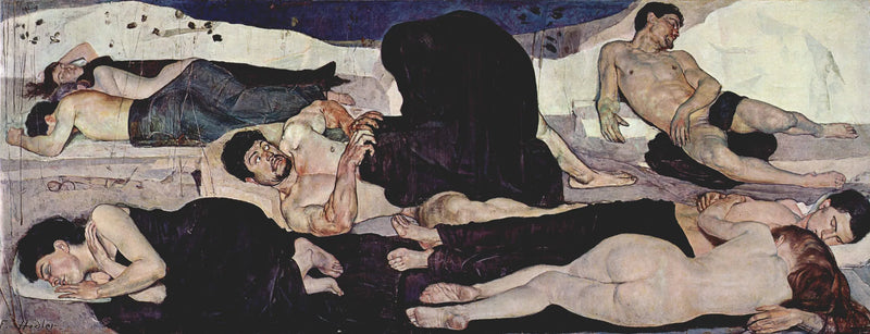 Die Nacht - Ferdinand Hodler